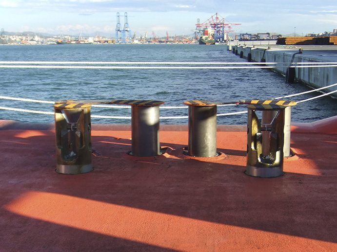 Ganchos y rodillos guía